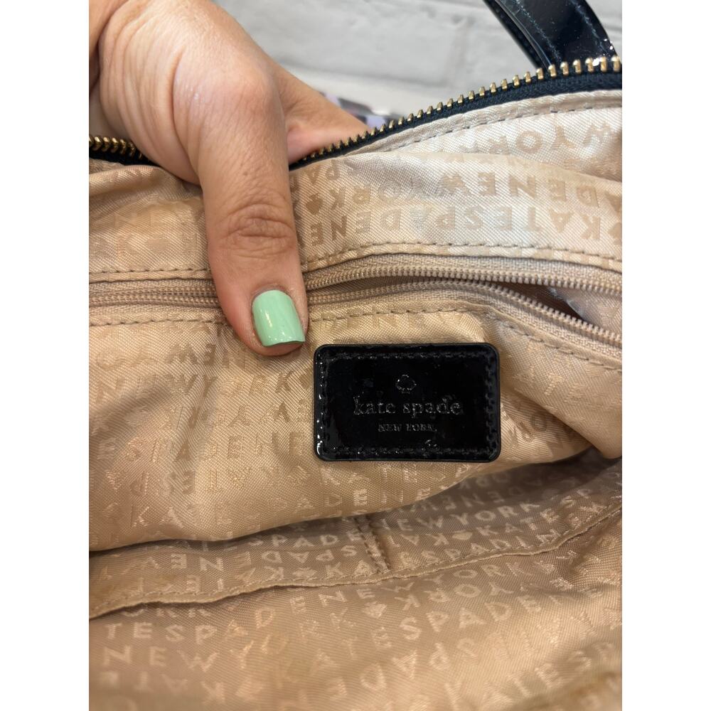 kate spade Multicolor Paint-Brush Stroke Patent Leather Tote - Picture 6 of 6